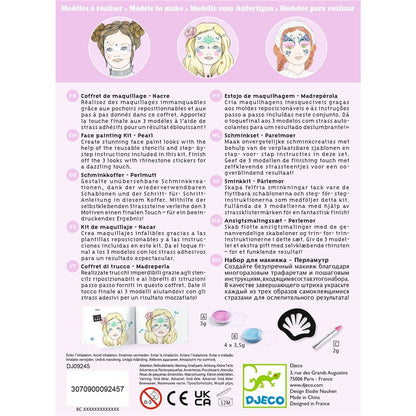 Kit de Maquillaje Infantil Nácar – Maquillaje Creativo con Efectos Brillantes