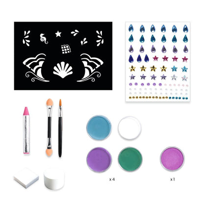 Kit de Maquillaje Infantil Nácar – Maquillaje Creativo con Efectos Brillantes