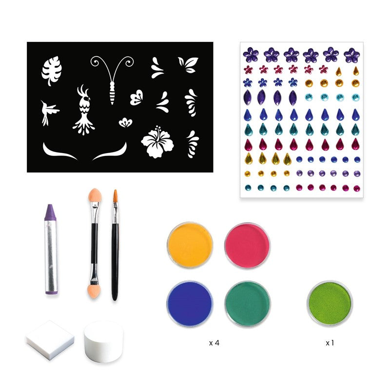 Kit de Maquillaje Infantil Río de Janeiro – Colores y Plantillas