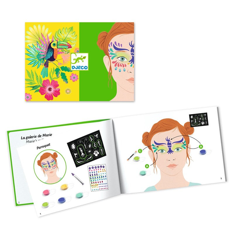 Kit de Maquillaje Infantil Río de Janeiro – Colores y Plantillas