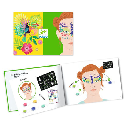 Kit de Maquillaje Infantil Río de Janeiro – Colores y Plantillas