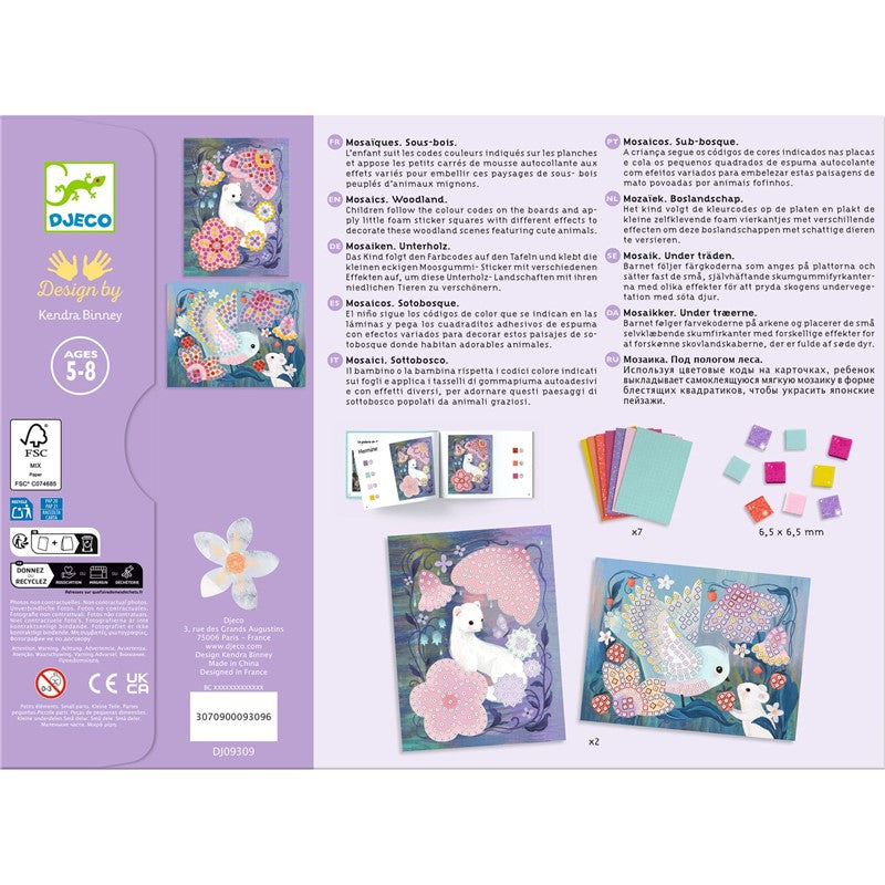 Mosaicos Sotobosque – Kit de mosaico infantil – Kulturdenda