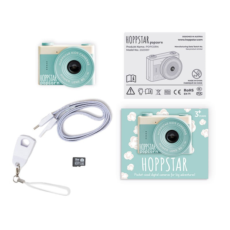 Cámara digital Popcorn Breeze Hoppstar – Cámara de fotos infantil – Kulturdenda