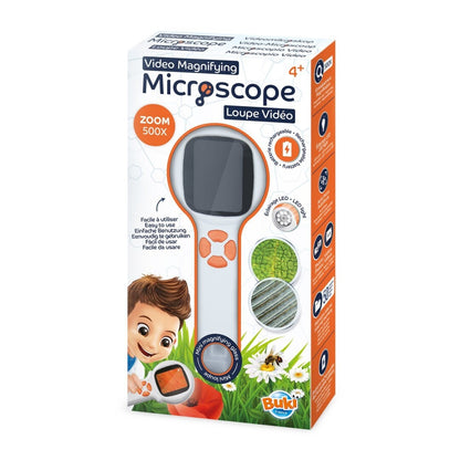 Buki Microscopio de vídeo con aumento – Microscopio infantil – Kulturdenda