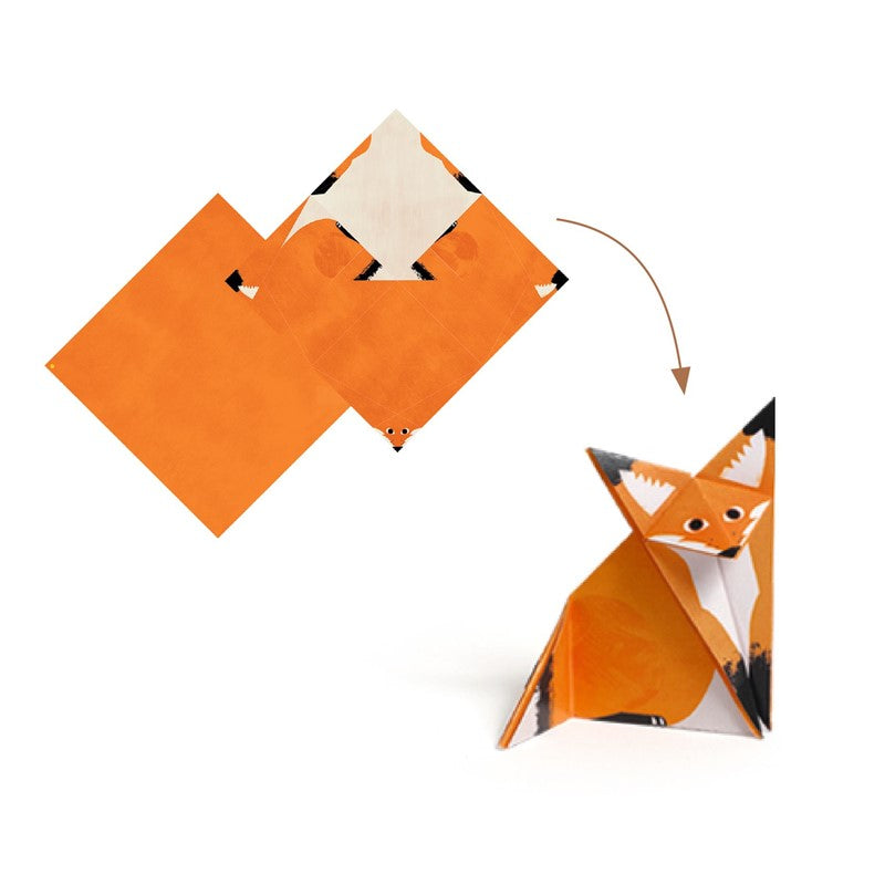 Papiroflexia Un paseo por el bosque – Kit de origami infantil – Kulturdenda