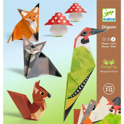 Papiroflexia Un paseo por el bosque – Kit de origami infantil – Kulturdenda