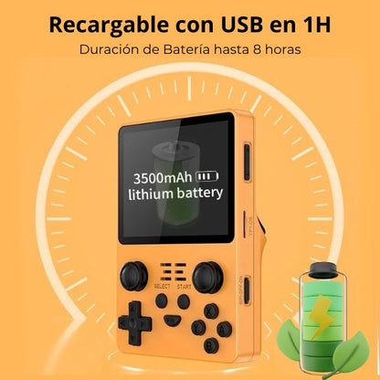 Consola - Powkiddy®️ con 15.000 Juegos