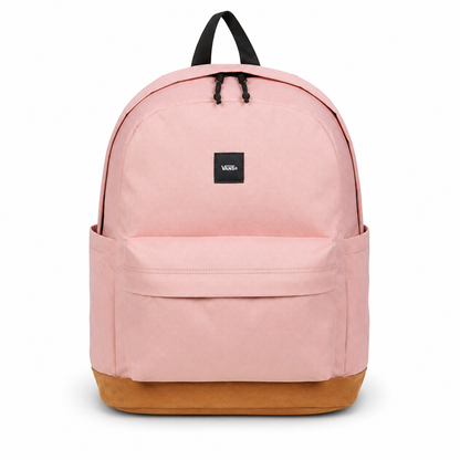 Pack Vuelta al Cole - Mochila Vans Old Skool Rosa con base marrón + material escolar