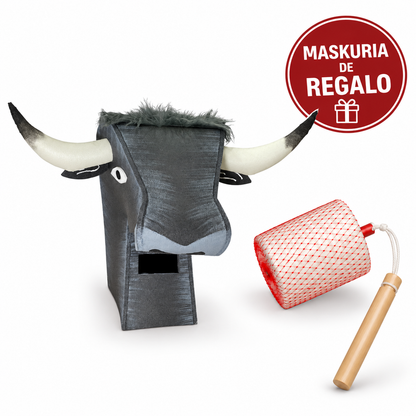 Cabezudo Zezena Buruharina – Tradición Vasca en Pieza Artesanal Única