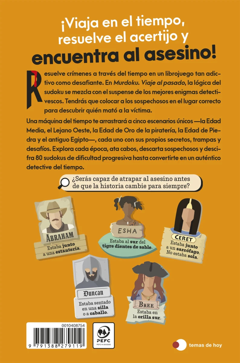 Libro - Murdoku: Viaje al pasado