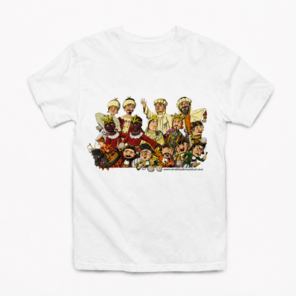 Camiseta infantil “Iruñako buruhandi eta erraldoiak” – Gigantes de Pamplona