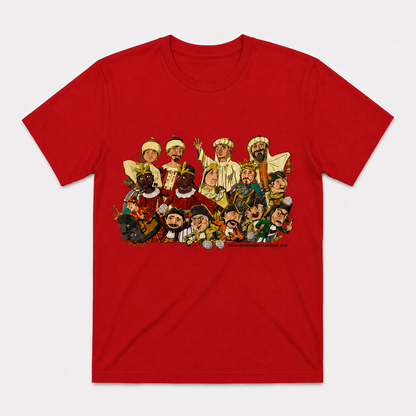 Camiseta infantil “Iruñako buruhandi eta erraldoiak” – Gigantes de Pamplona