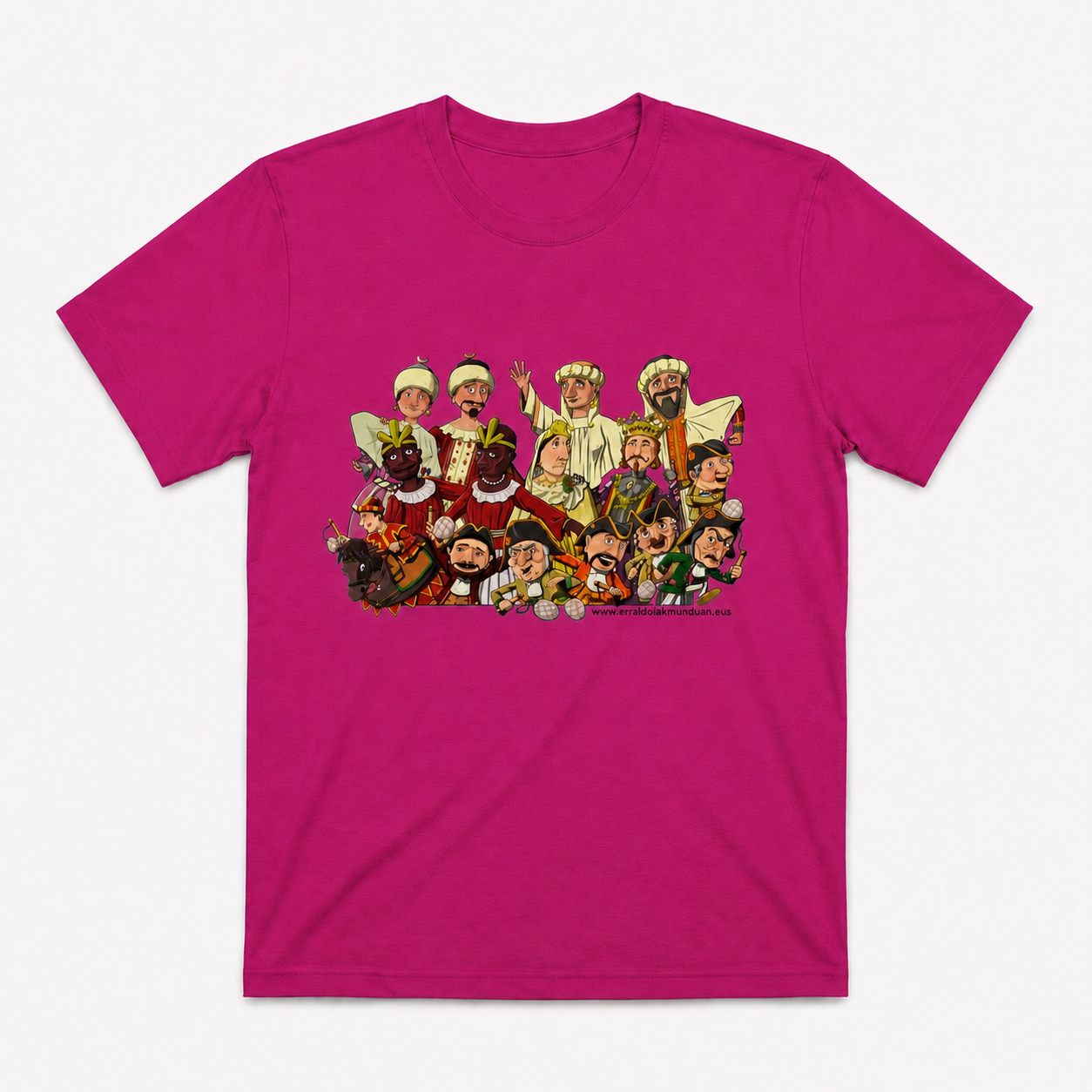 Camiseta infantil “Iruñako buruhandi eta erraldoiak” – Gigantes de Pamplona