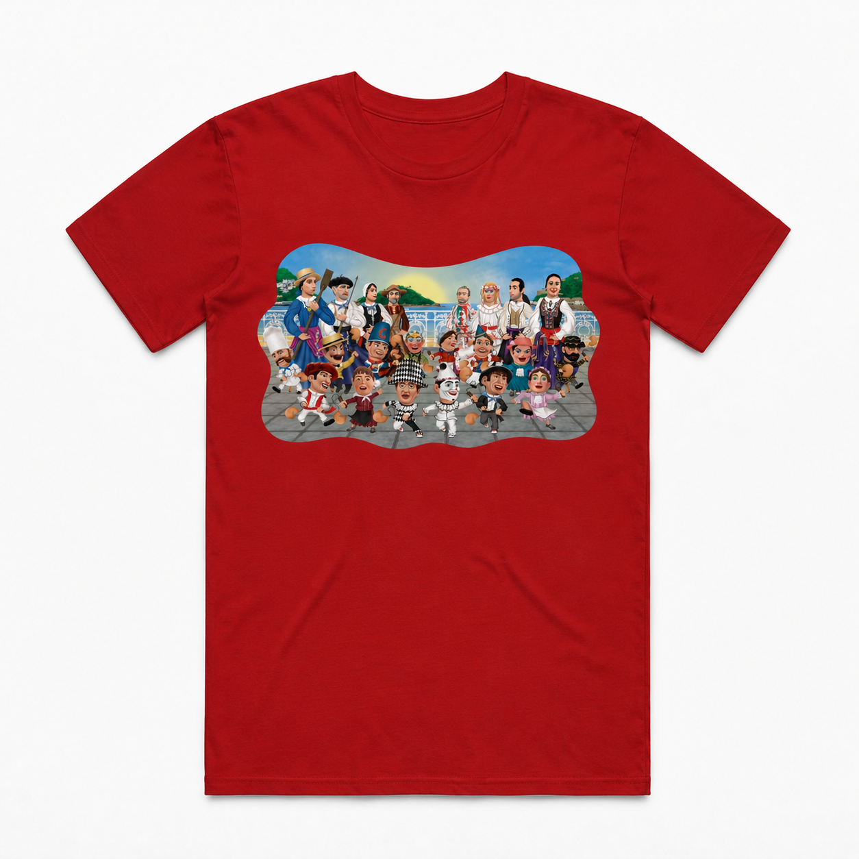 Pack Iruñeko Jaiak – Camiseta + Maskuria + Libro "Iruñeko Sanfermin Jaiak" (Euskera)