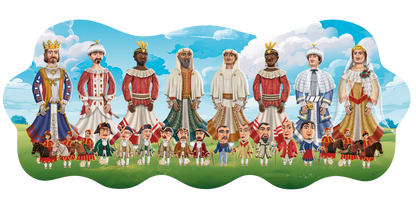 Camiseta infantil “Iruñeko Erraldoiak” – Gigantes de Pamplona